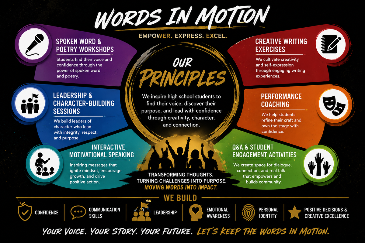 Words In Motion: Leadership Poetic Poetry Program