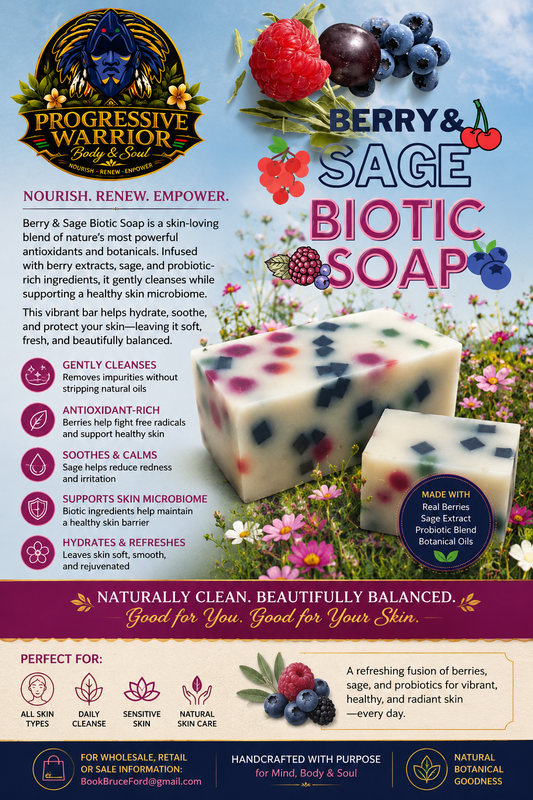 Berry & Sage Biotic Soap